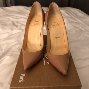 Christian Louboutin Patent Leather Decollete 100MM